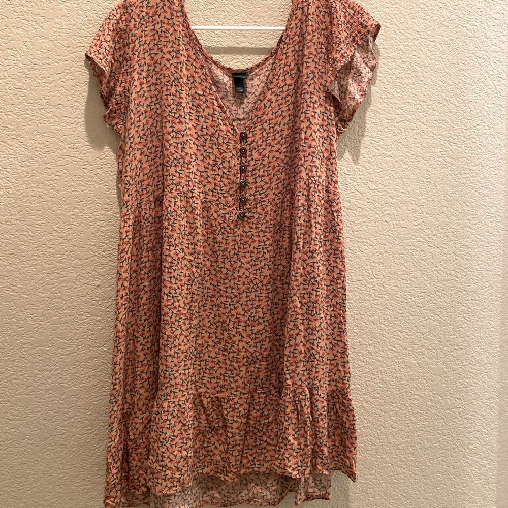 Flutter Sleeve Mini Dress